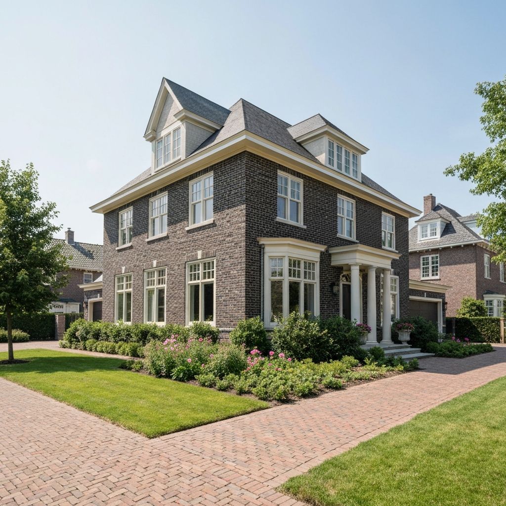 Completed brick building by M W Brickwork